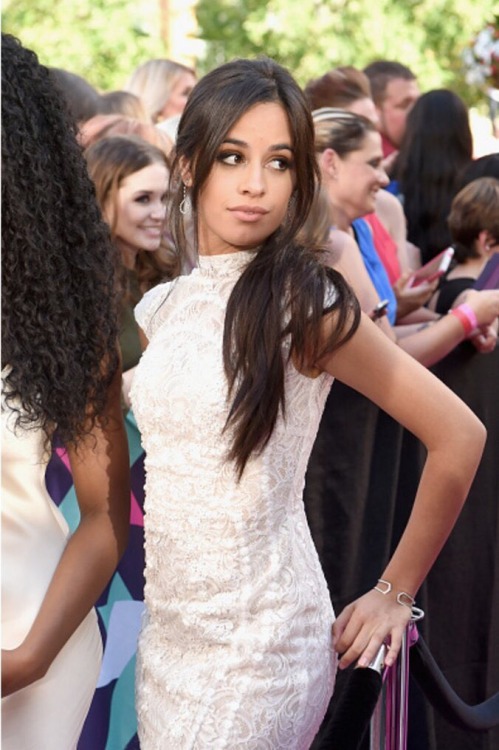Camila on the #CMTAwards Pink Carpet