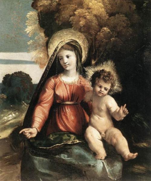 artexpertsinc:Madonna and Child, 1525; by Dosso Dossi