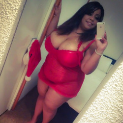 Likefat1:  Big Girl In A Red Teddy Www.likefat.com #Bbw #Latina 