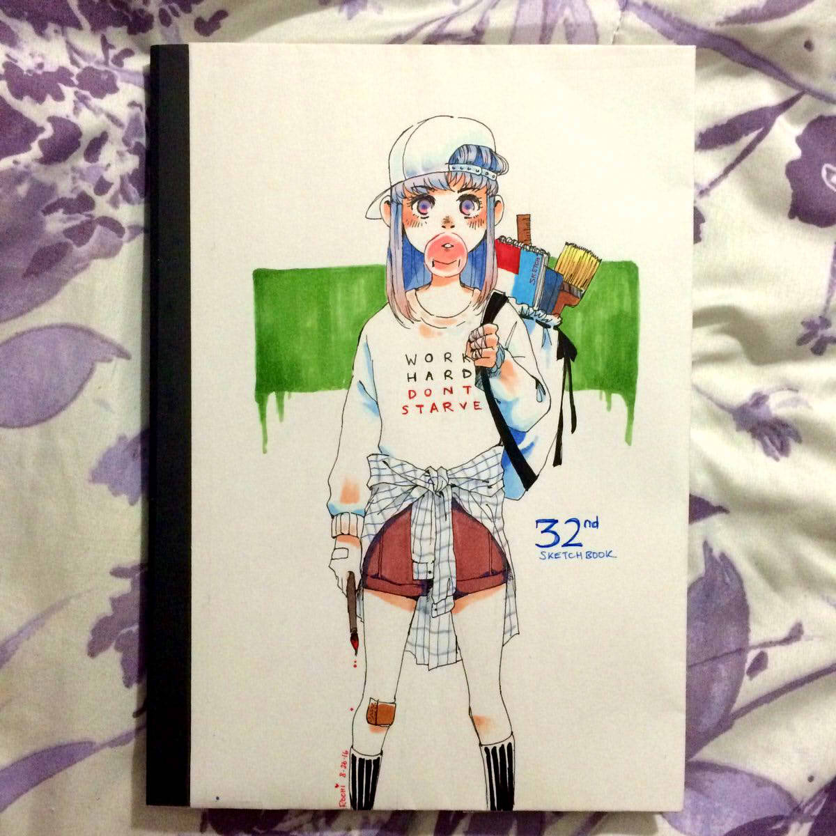rochichan:  Started my 32nd sketchbook!!