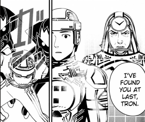 artsyneurotic:If you thought Classic Tron was cute, Tron in the Kingdom Hearts 2 manga is the next l