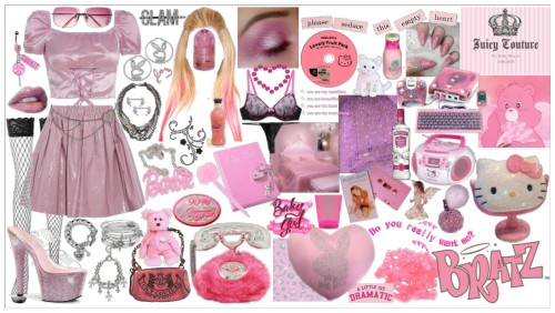 elevatorz-halfpricesaleznotused:2000s pink glam 4 @n0bodysfool