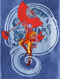 smvidaurri:  Aang & Raava.I always loved