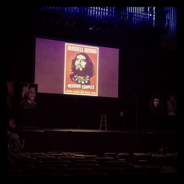 Seeing Russell Brand with @galenharris and @andrea__guerrero #russellbrand #atlanta