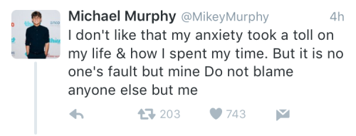 lxkekorns: lxkekorns: As everyone is mostly aware Mikey and Luke had tweeted earlier that Mikey has