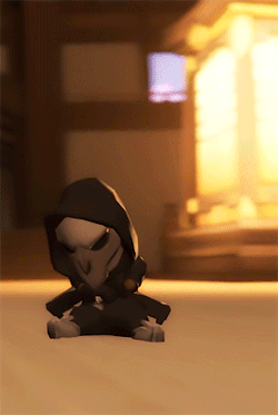 dreamerchaos666:  jeza-red:  hanaxsongs: From (x) *Please do not remove the credit* :O  Maybe invite mini Soldier 76 over? Might make little Reaper happy. (Or keep him busy or distracted).