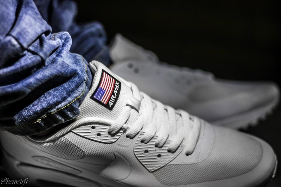 air max 90 independence day white