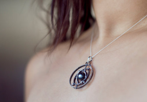 staceythinx:Solar system inspired jewelry from the Miriel Design Etsy store. into-the-weeds, so some