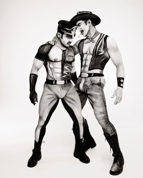 mikeruiz1:Mega studs @rick_and_the_griffopotamus from our Tom of Finland inspired shoot. Yes, that i