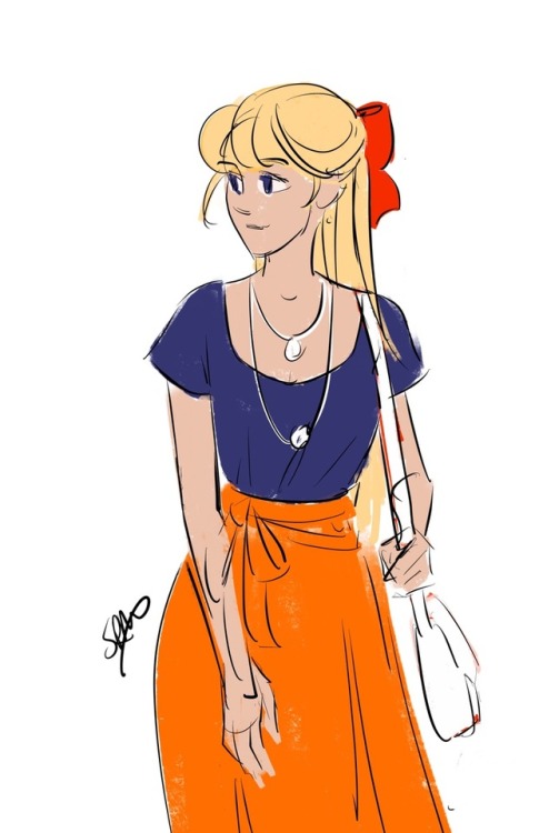 2 bad days of drawing but then I did Minako before bed so I guess that&rsquo;s something.