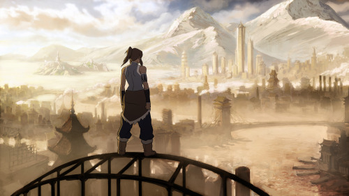 korraspirit:  It really hits you hard and makes you realise how quickly time flies when you find out it’s been six years since The Legend of Korra was announced & this concept art of Korra overlooking Republic City was released. 