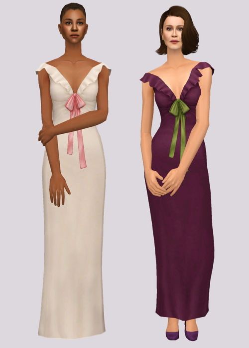 Lily of the Valley DressI got a new laptop last weekend, so have been playing around in TS2 and TS3,