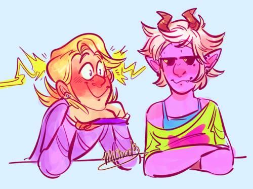lonely-mothman: getting too cocky and not realizing u totally just asked out your crush bonus seros reaction 