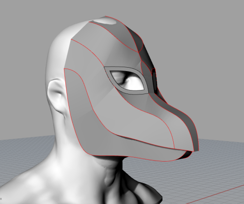 Progress Shots Of A New Dragon Mask! Showing The End Result First. I Really Like How The Whole Thing