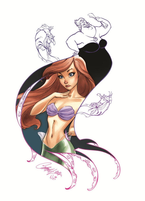 jokerharley2345:J. Scott Campbell has once again OUT DONE himself with the coolest Disney Art I have