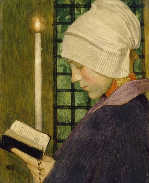 melancholyway:  Marianne Stokes - Candlemas Day, 1901