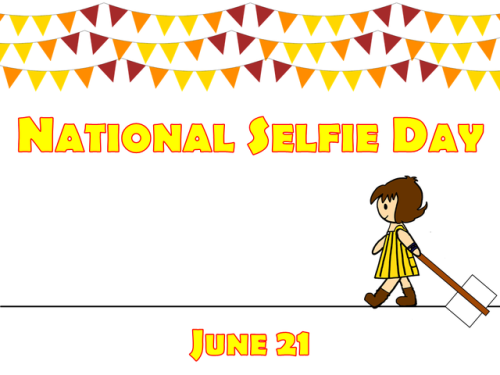 deemoyza:It’s National Selfie Day in the U.S., and I couldn’t resist the alternate interpretation! :