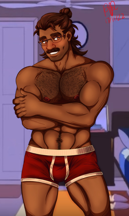 nsfwofjm:  Take whatever daddy you can find. but the Hugo is MINE!jk. sharing is caring~couldn’t decide if he would be cut or uncut though…