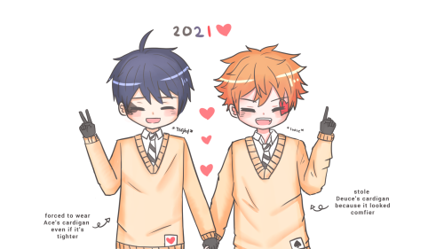 Happy New Yearr! aka Happy DeuAce Year because 2021!! www I’m still stuck in DeuAce hell &lt;3