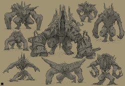 thecollectibles:Weekly Sketches - Bosses by  Sebastian Luca  