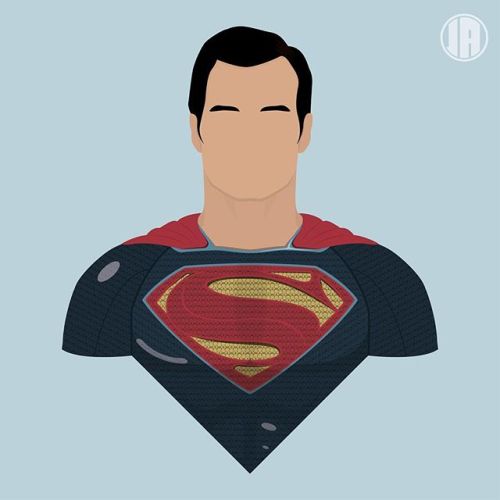 league-of-extraordinarycomics:  Minimalistic Justice League Portraits Created by Jonas