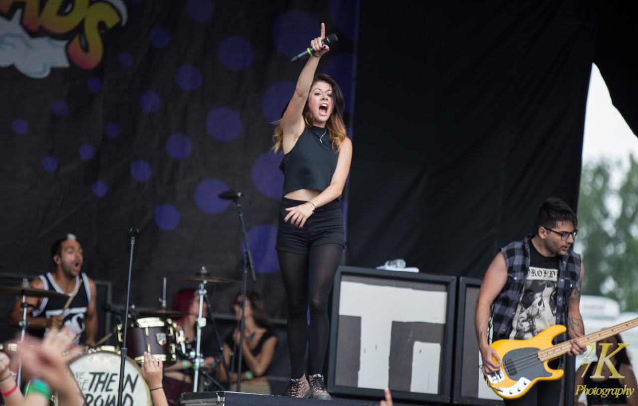 We Are The In Crowd Playing Vans Warped Tour at Darien Lake (Buffalo