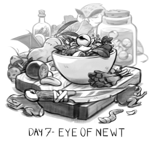 Day 7 of Inktober- Eye of Newt