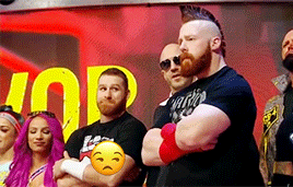 mithen-gifs-wrestling:The further adventures of Sami Zayn, Human Emoji.