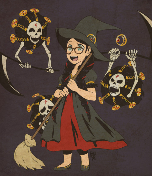 kitsune23star:  Cereza and the Little Devils ready for Halloween! 