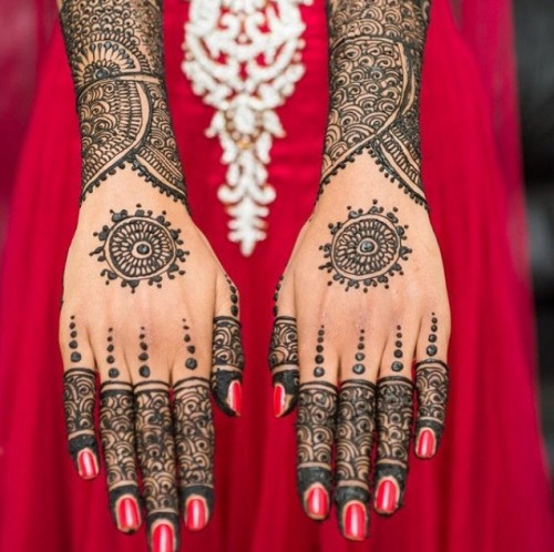 Henna back tattoo designs