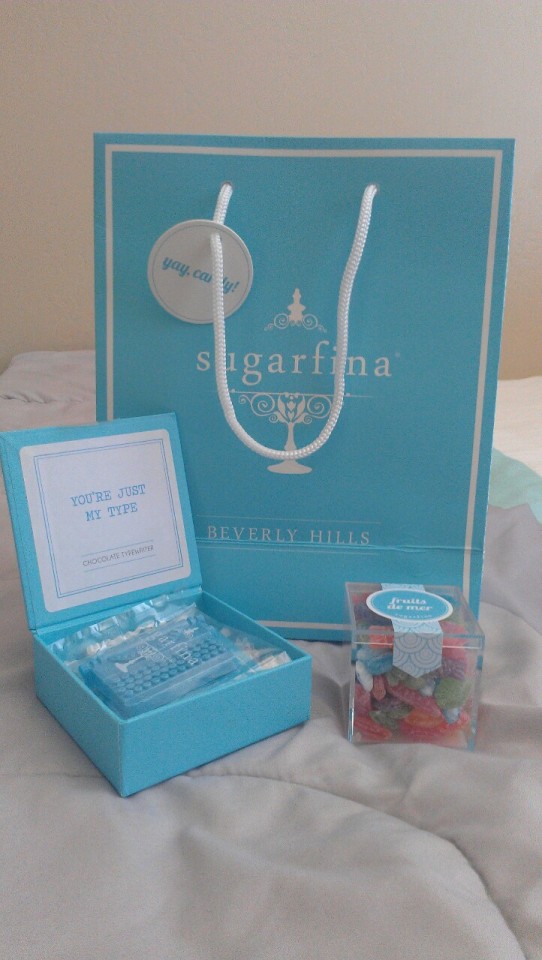 My Third Purchases From Sugarfina: -Chocolate Typewriter -Fruits De Mer