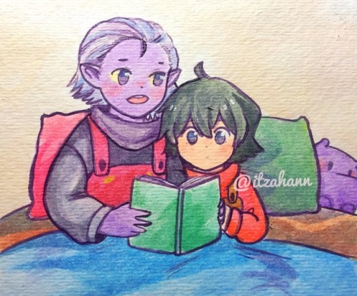 itzahann: Lotor and Keith when they’re a bit older. Keith still doesn’t know how to read