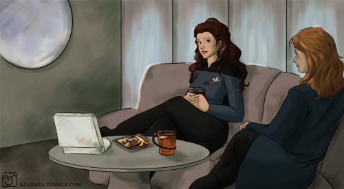 cosmic-llin:azahara:This was one of my first drawings of 2015, I love Star Trek and I’m always think