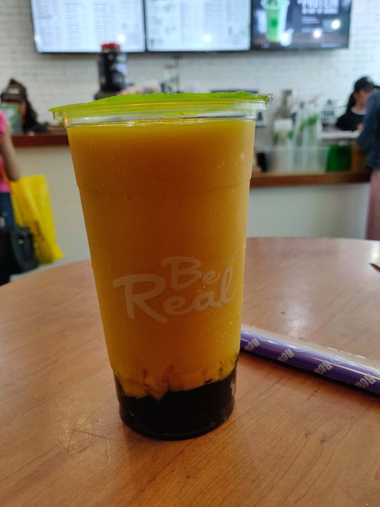 Santosh Microme I M At Real Fruit Bubble Tea Mango Slush Diamond