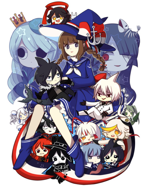  WADANOHARA AND THE GREAT BLUE SEAprint for SMASH! con 2014 [now available on storenvy]