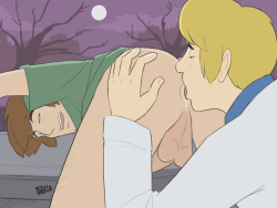 yoncevevo:  yaaaaaaaaaaaaaaaaaaaas:  yoncevevo:  i-drewthis:  Fred x Shaggy for teh Halloween spirit. ;)  i needed this  NO THIS CAN’T BE REAL  of course it isn’t this is photoshopped in the original fred was eating MY ass 
