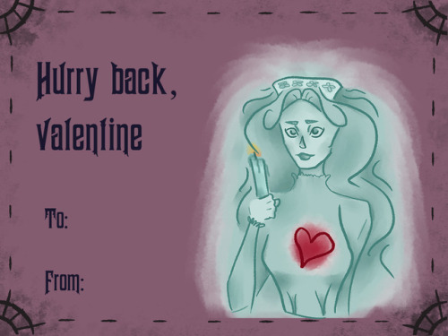 persephonaae: Happy Valentines Day all you grim grinning ghosts! I designed some Haunted Mansion the