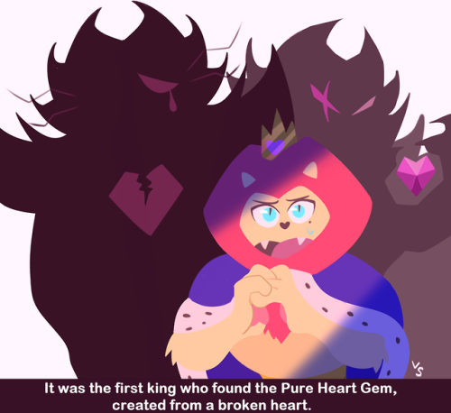 A Sparring Doodle + How About A Sad Heartbreak Story Behind The Gem And Crown? :’>