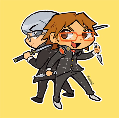 two new P4 charms for AX! these will be with me at table D47 in the AA! i had a lot of fun drawing b