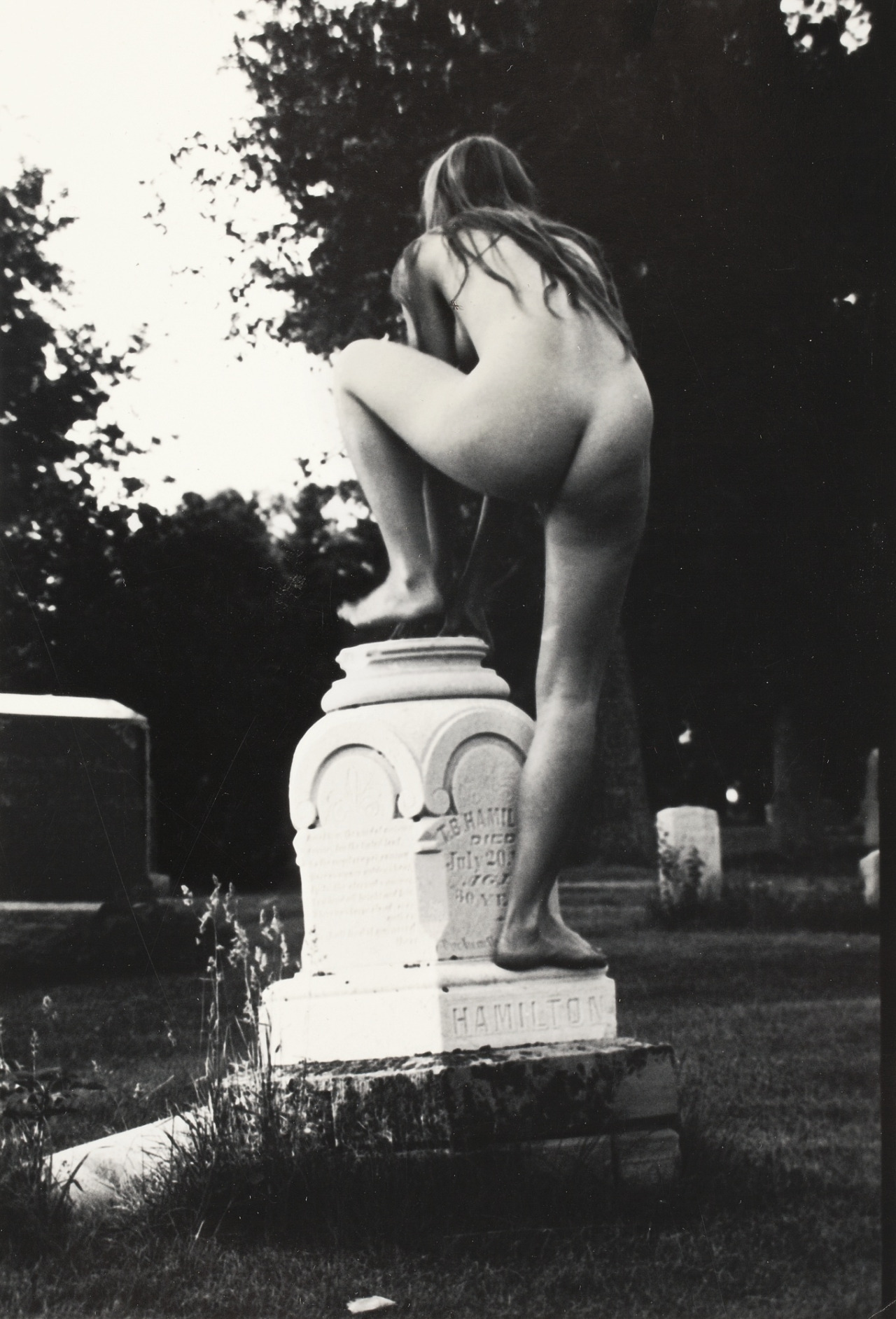 hauntedbystorytelling:     Francesca Woodman :: Self-Portrait, Boulder, Colorado,