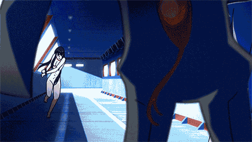 h0saki:  Don’t mess with Satsuki Kiryuin!  One of my favorite scenes, animated