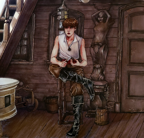 Jeong Yunho~ Pirate!AU