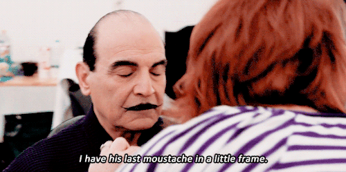 poirott:David Suchet on missing Poirot, Lorraine show, May 2 2017 [x] [x]