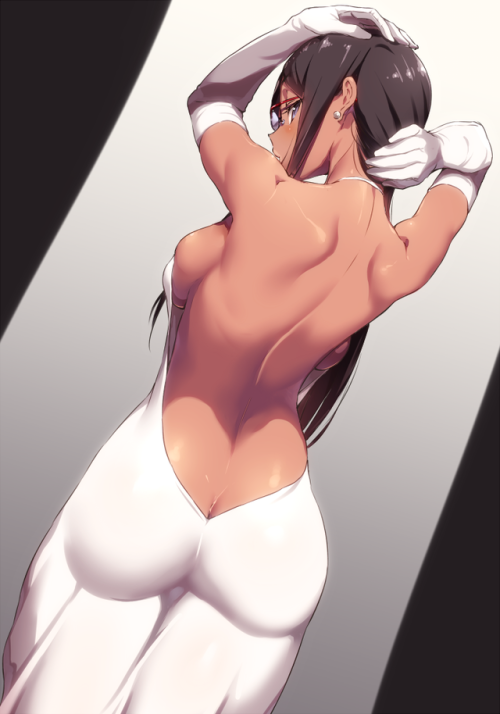 hentafutas22: Backless White Dress