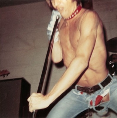 sarcasm-factory: Iggy Pop performing with The Stooges · 1970