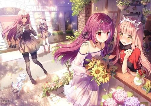 ✧･ﾟ: *✧ Flower Shop ✧ *:･ﾟ✧♡ Characters ♡ : Scáthach ♥ Medb♢ Video Game ♢ : Fate/Grand Order☆ Source