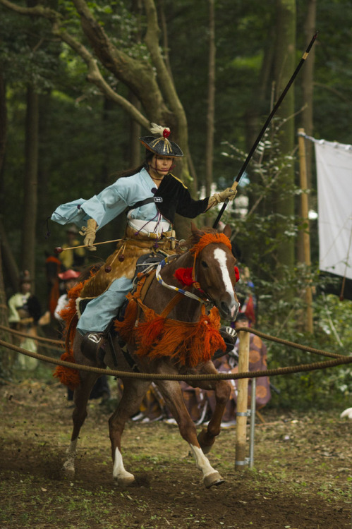 chinoiserie-mademoiselle:Yabusame – Horse Archery at Meiji Shrine