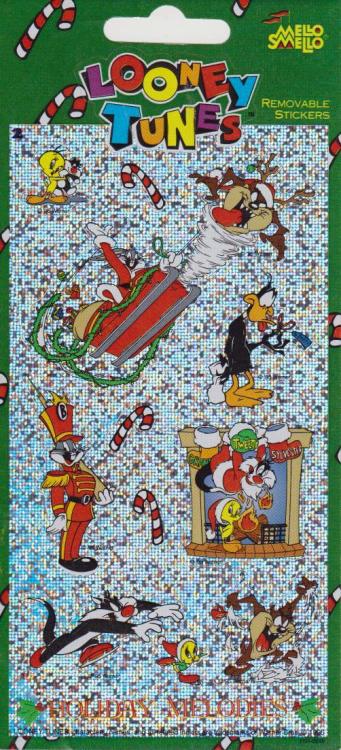 Looney Tunes Christmas sticker sheet #2