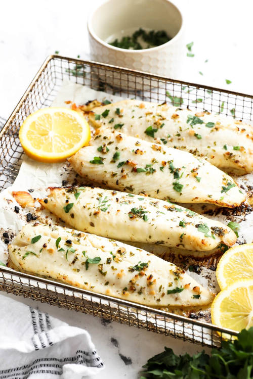 Lemon Garlic Air Fryer Tilapia