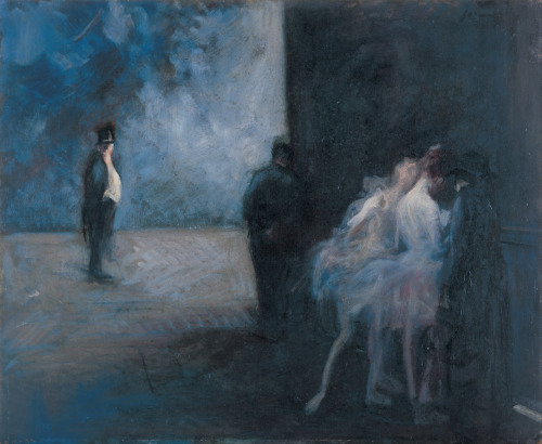 Backstage - Symphony in Blue, Jean-Louis Forain, ca. 1900